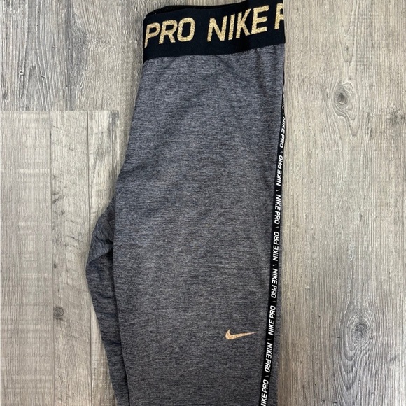 Nike Pants - Nike Pro Gray and Black Leggings